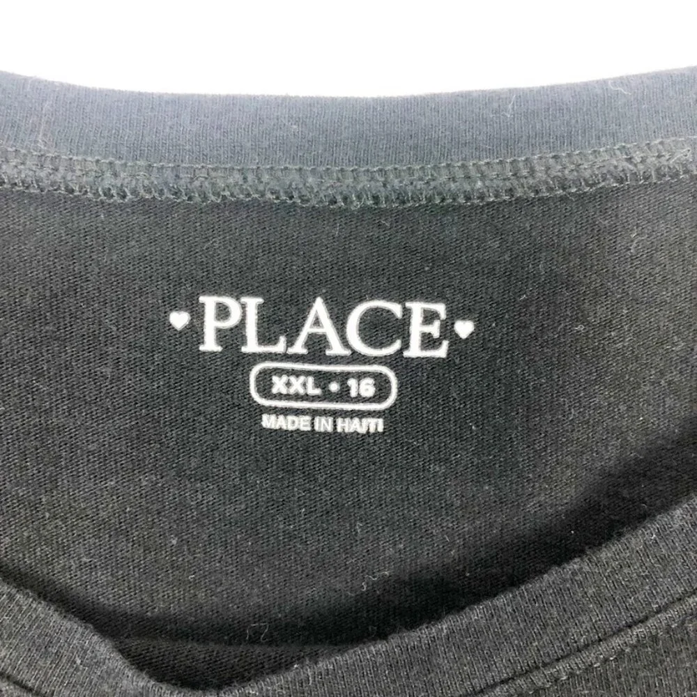 The Children's Place Crew Neck T-Shirt Kids Size XXL-16 Long Sleeve Cotton Tee